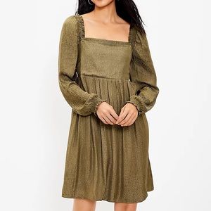 MOVING SALE! Brand New LOFT Babydoll Silk Dress